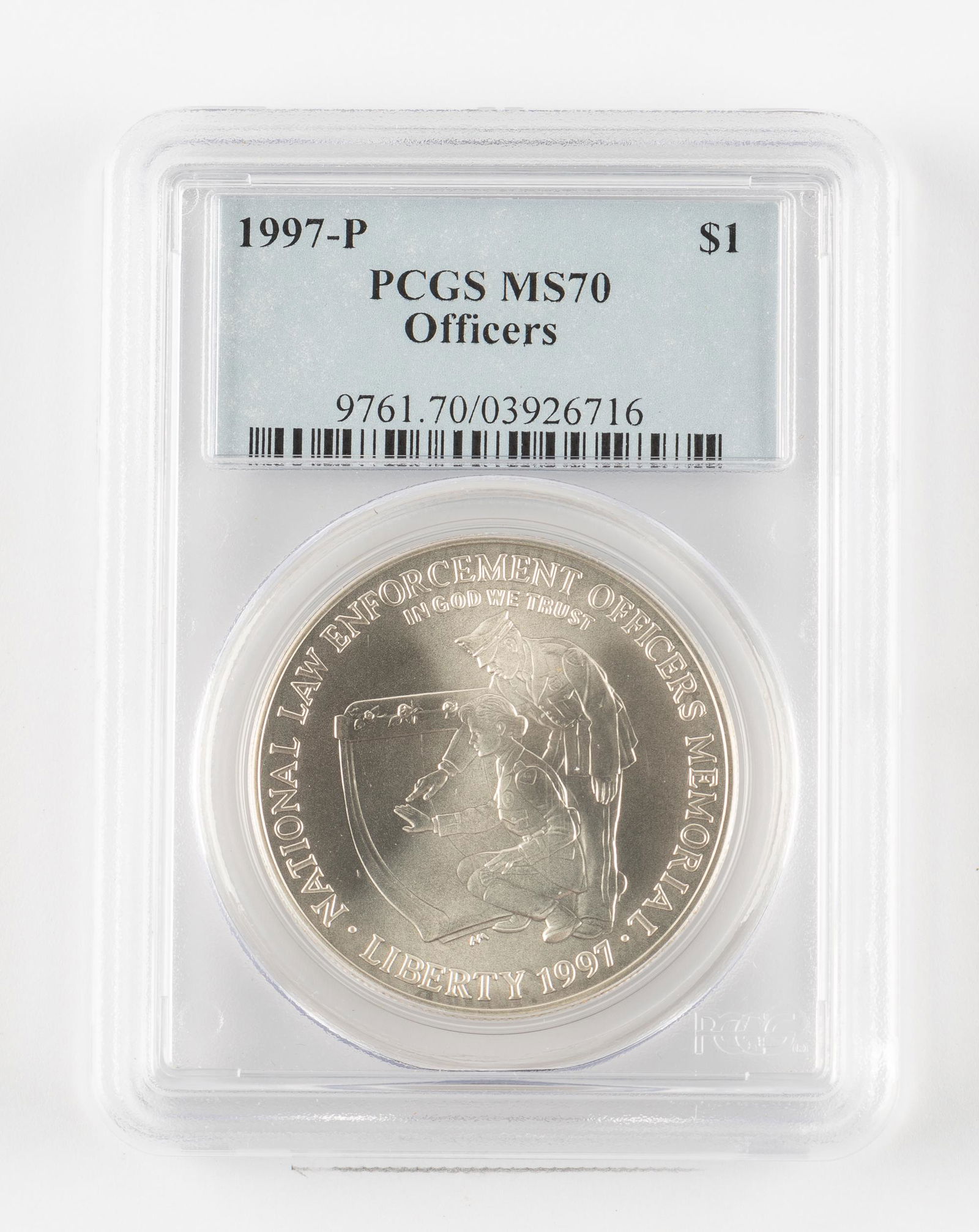 1997-P Silver Officers Dollar PCGS MS70 (1 of 2)