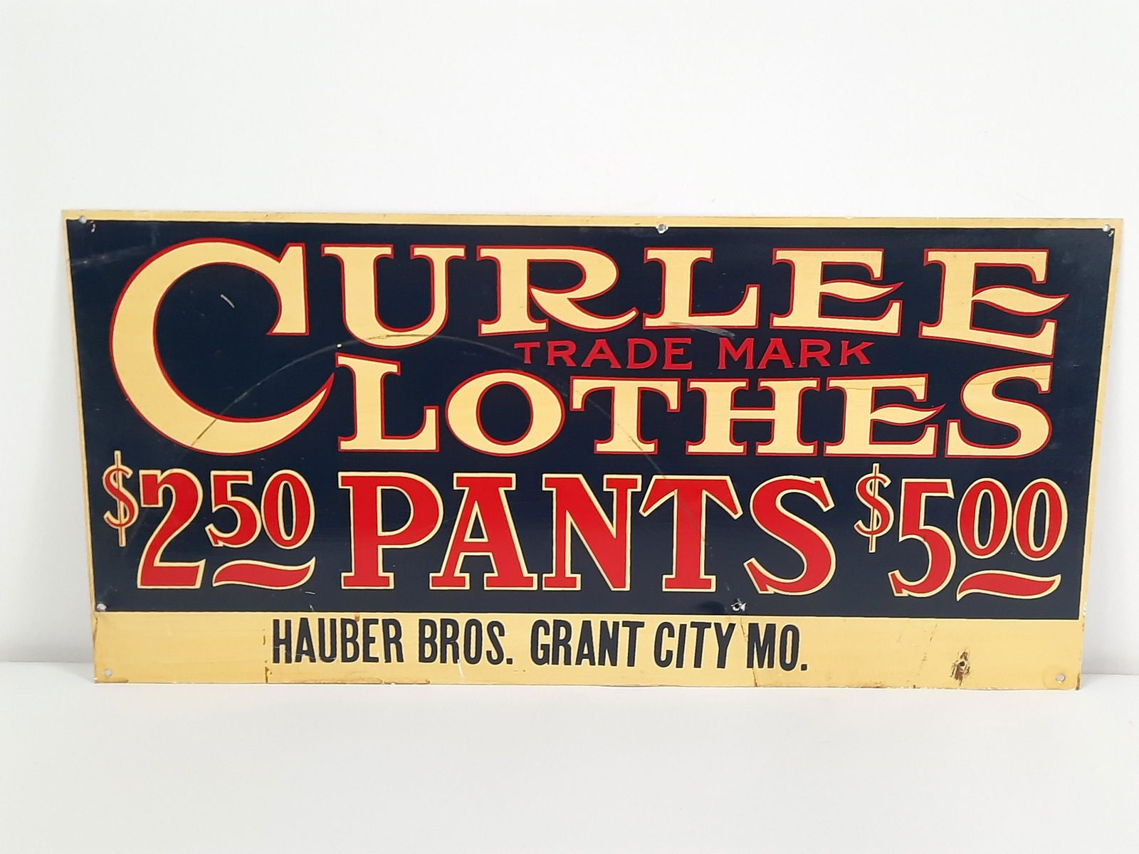 Curlee Clothes Sign Grant City, MO. (1 of 2)