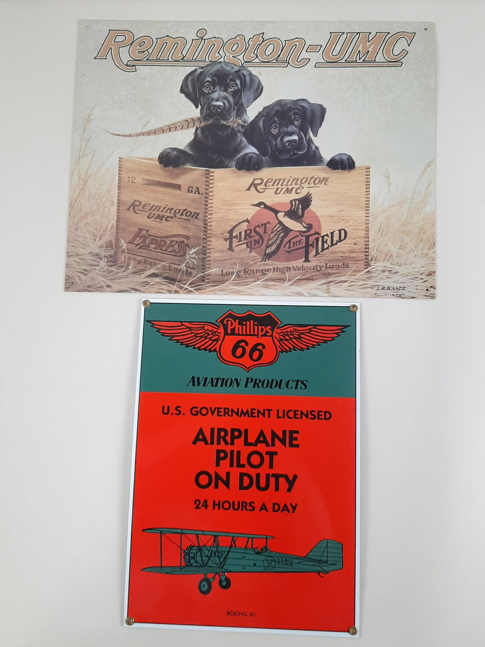 2 Porcelain Signs incl Phillips 66 Aviation (1 of 6)