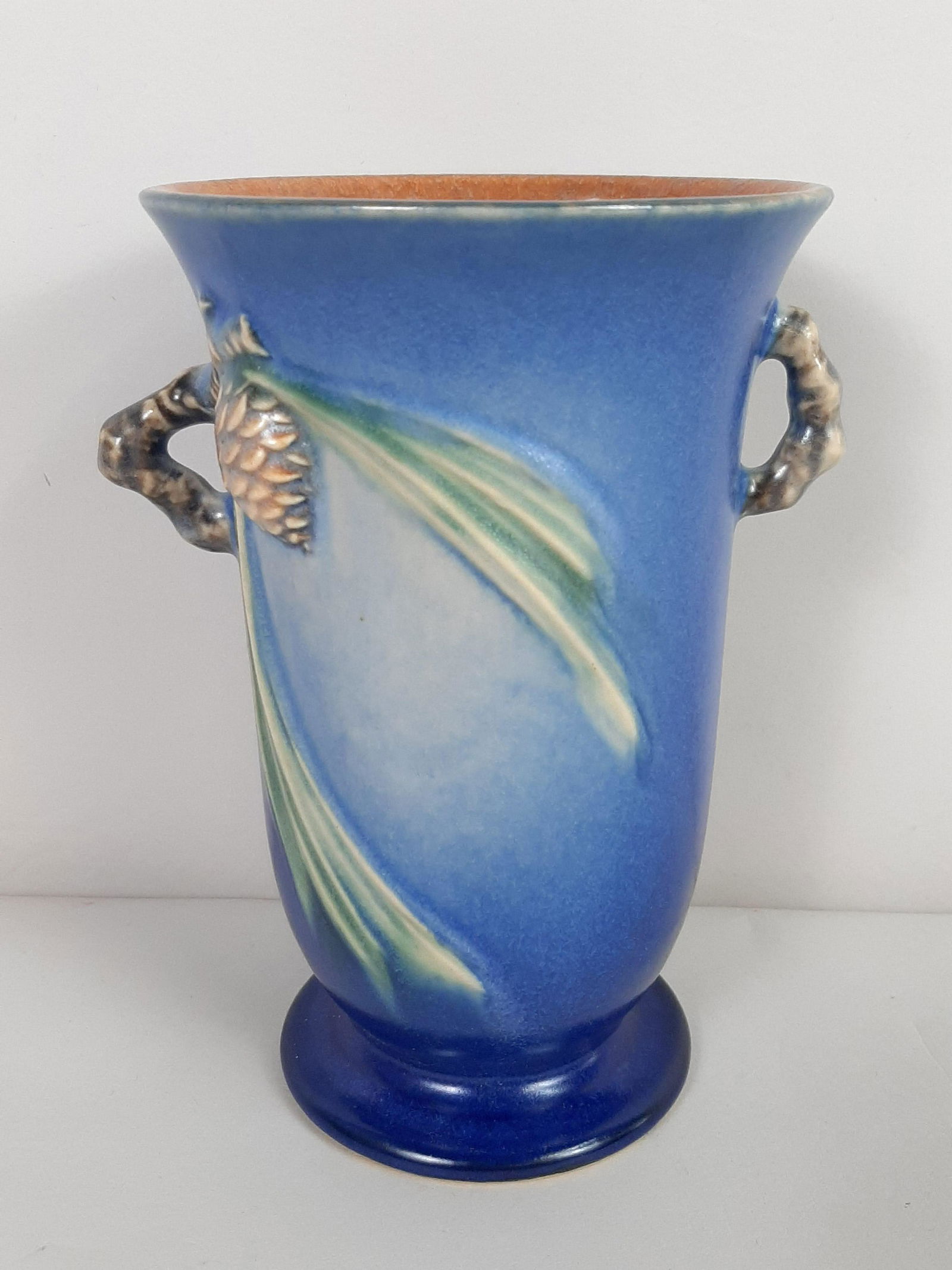 6" Roseville Pinecone Vase (1 of 3)