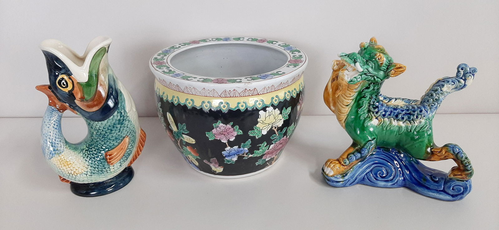 3 Pcs Ceramics incl. Dartmouth Gurgle Jug (1 of 6)