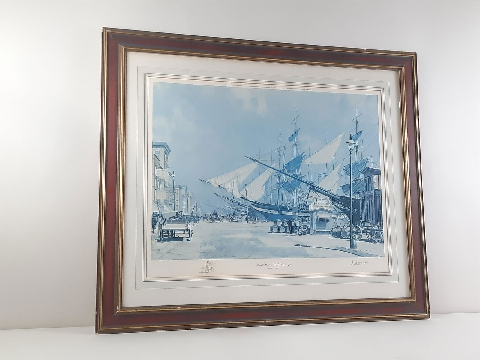 John Stobart "South Street NY 1874" Print (1 of 6)