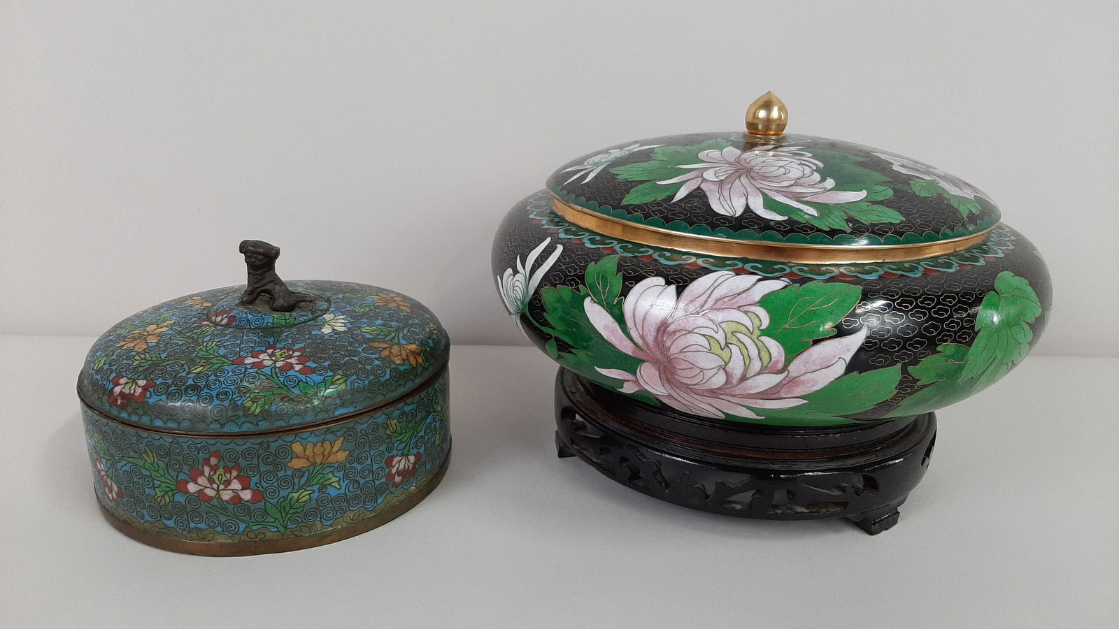 2 Cloisonne Vessels (1 of 6)