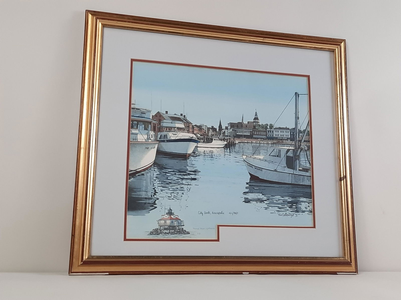 Paul DeRemigis Jr City Docks, Annapolis Print (1 of 3)