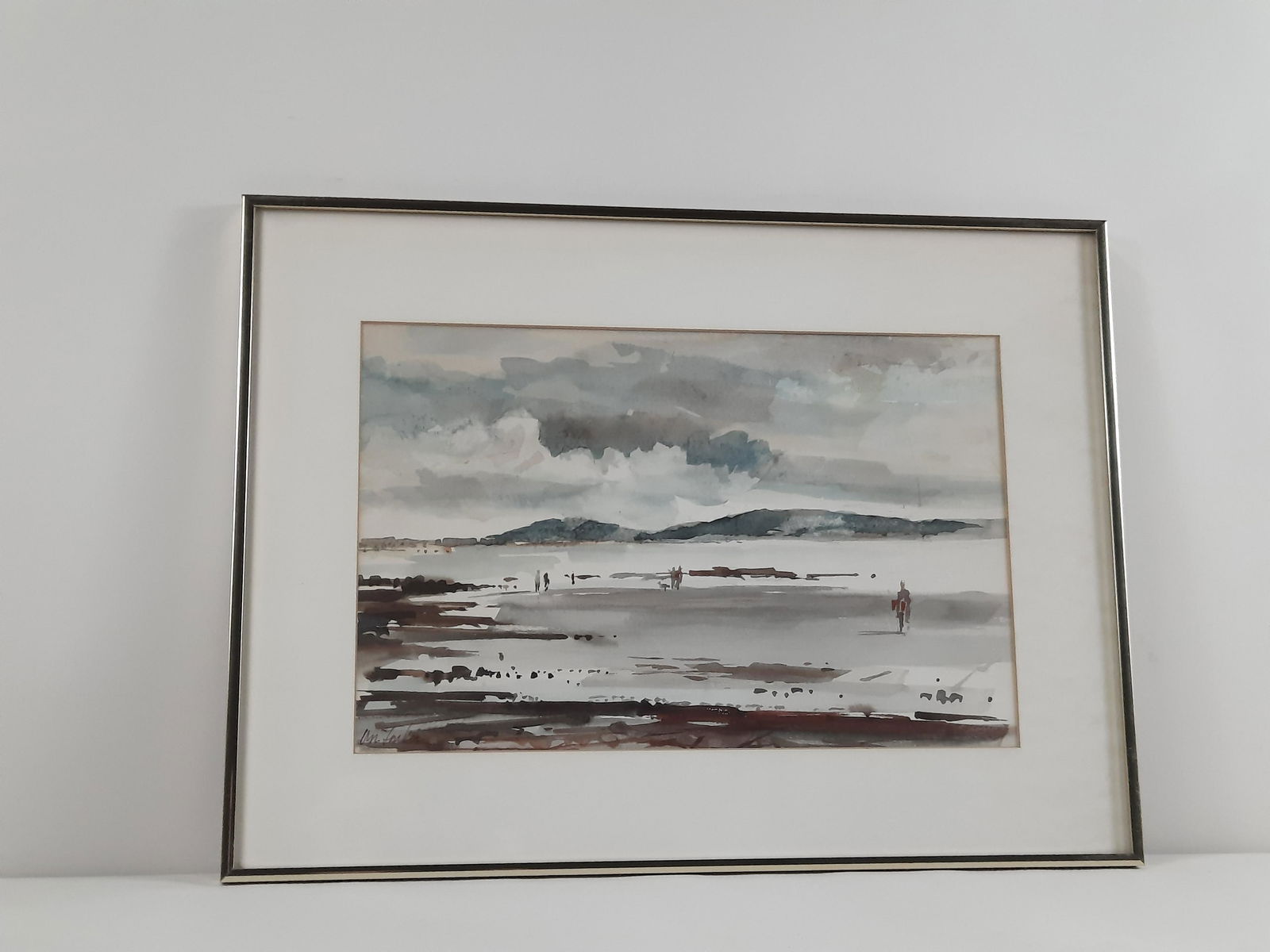 David Lenker Shoreline Watercolor (1 of 2)