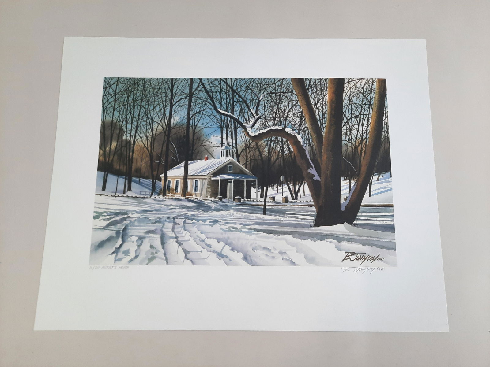 Bruce Johnson Winter Artist Proof Print (1 of 3)
