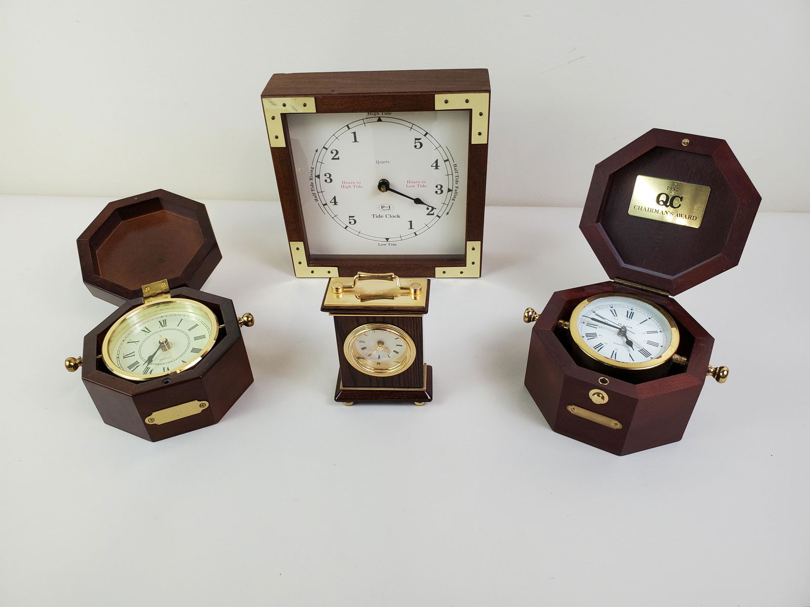 4 Desk Clocks Incl Quartz (1 of 4)