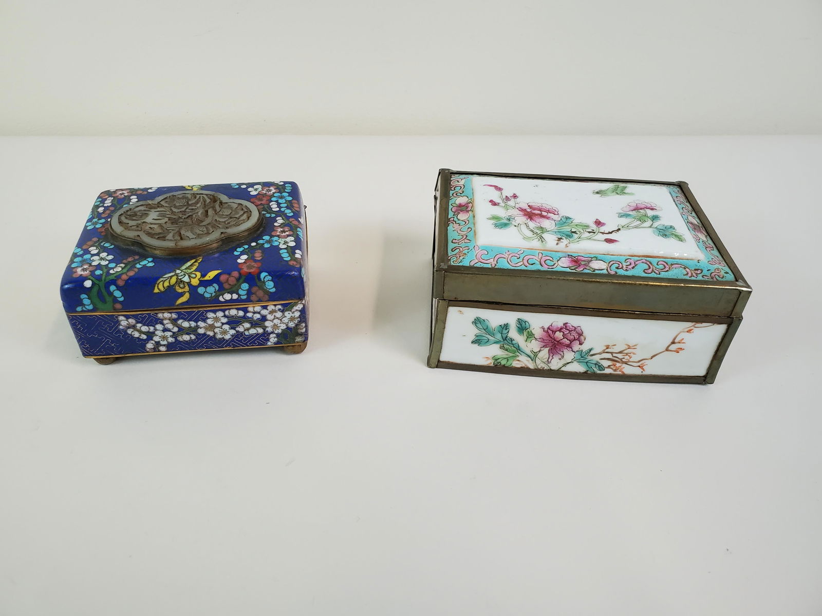 2 Boxes Incl Early 20th C Cloisonne (1 of 5)