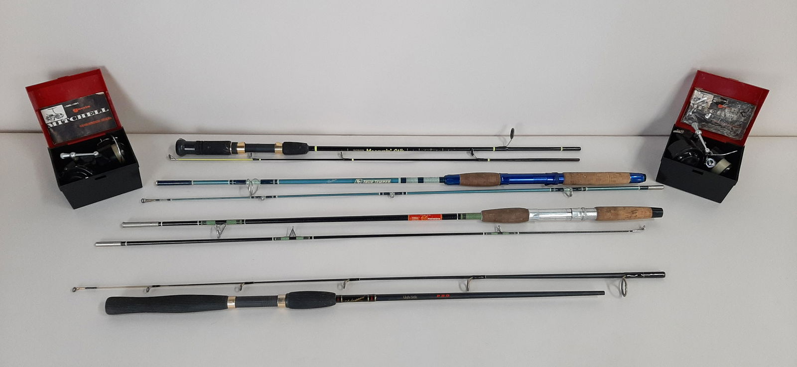 6 Fishing Rods and Reels incl. Garcia Mitchell (1 of 4)