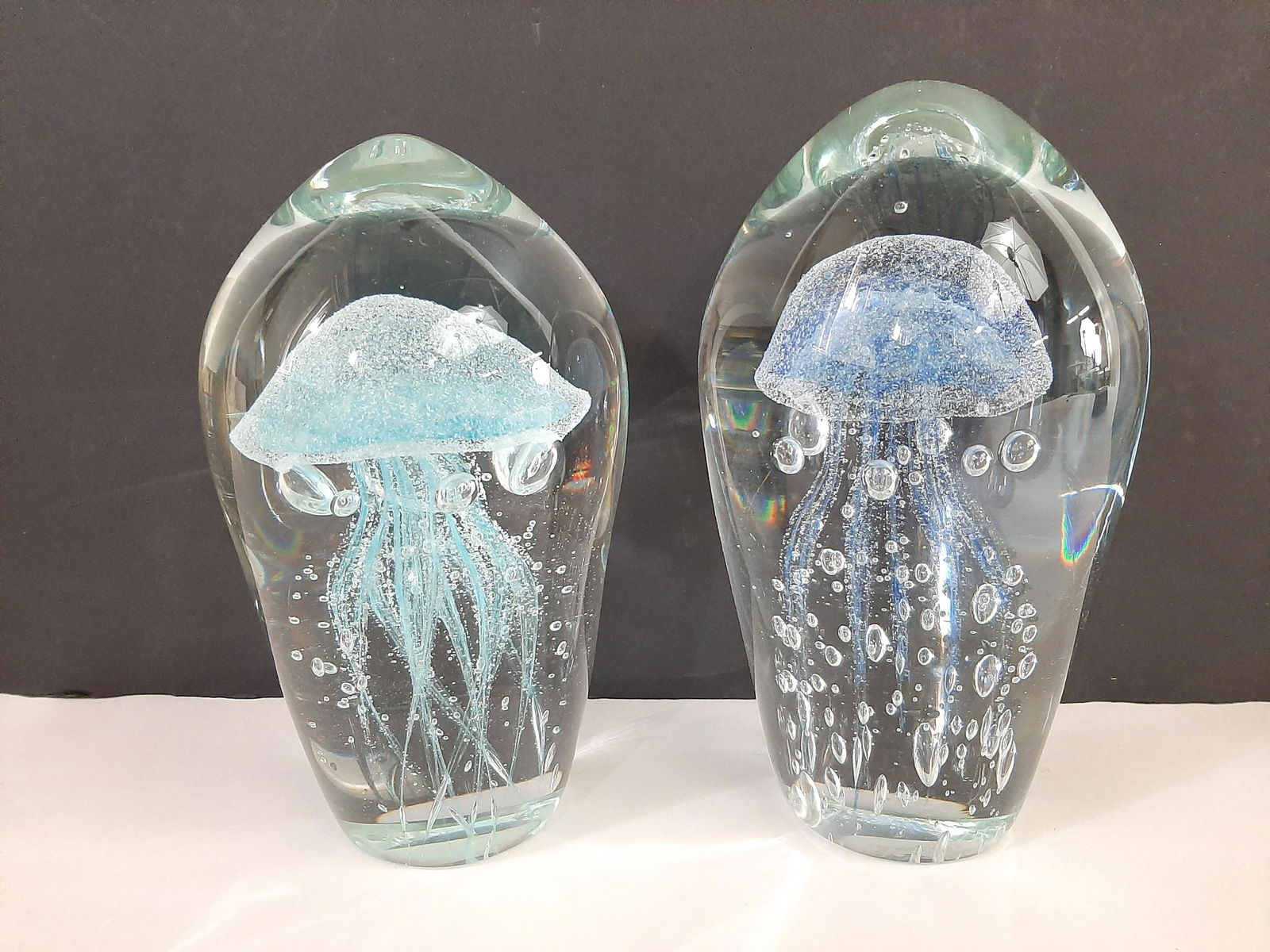 Pr Murano Glass Jellyfish Sculptures (1 of 3)