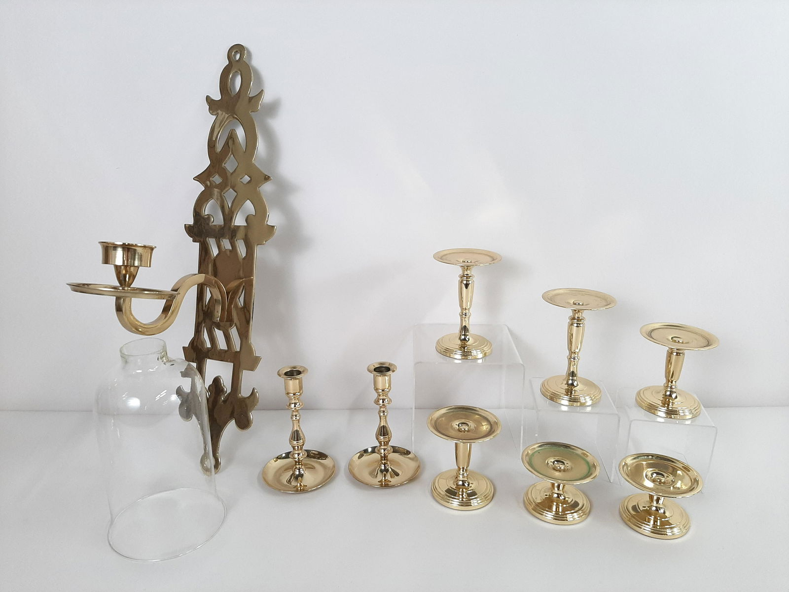 8 Baldwin Candle Holders & Sconce (1 of 4)