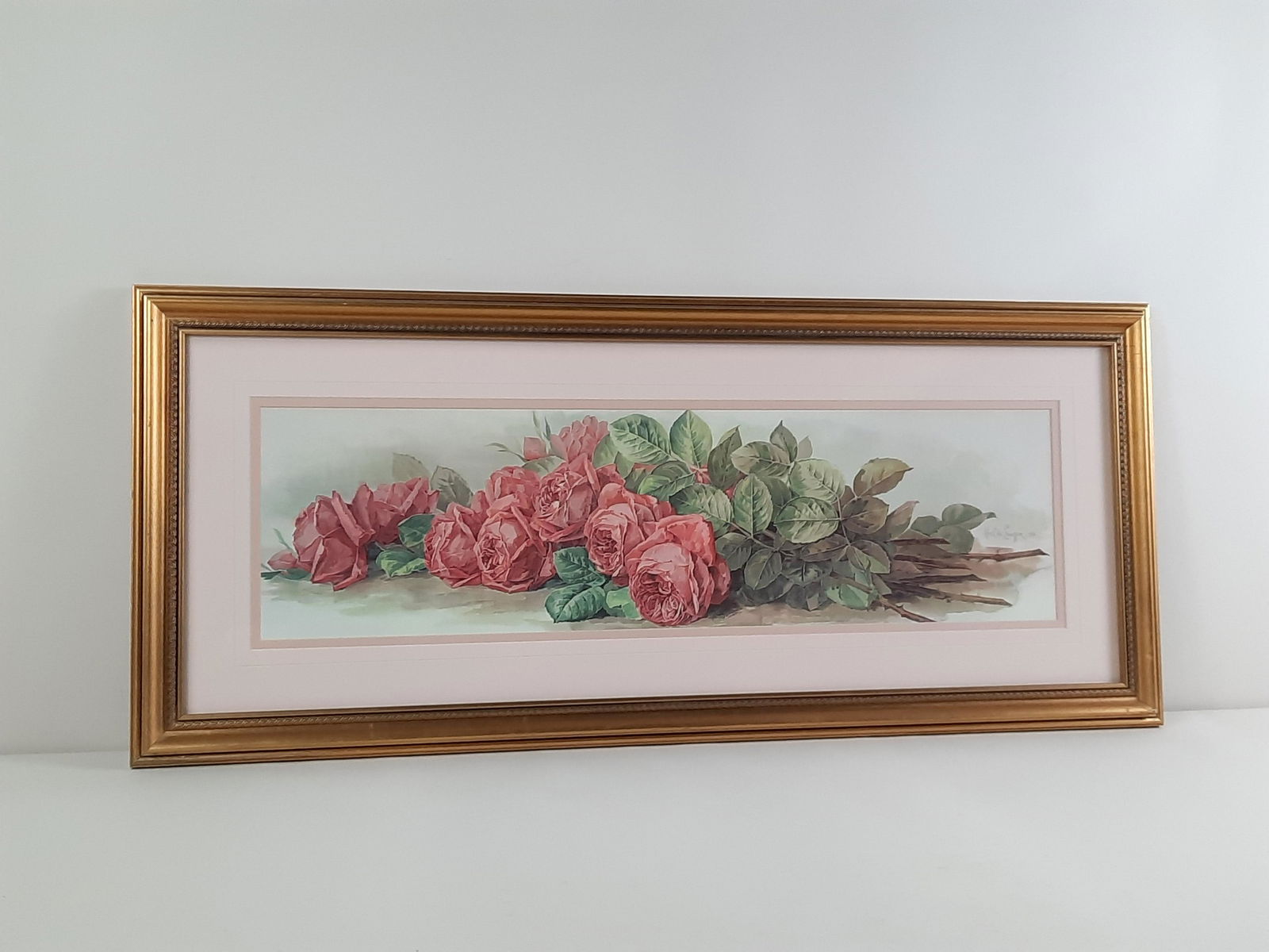 Paul de Longpre Roses Lithograph (1 of 2)