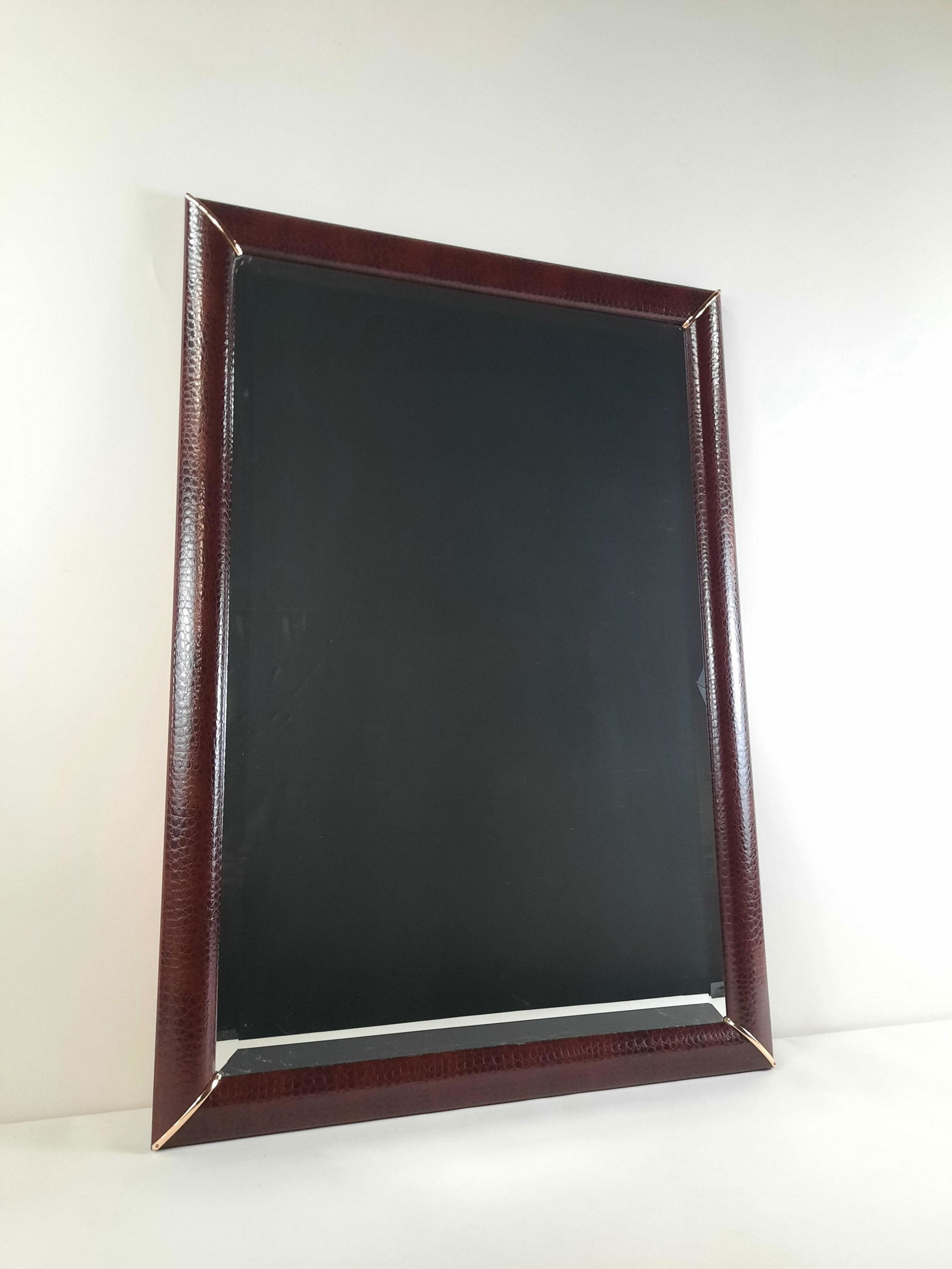 Faux Alligator Skin Mirror (1 of 2)