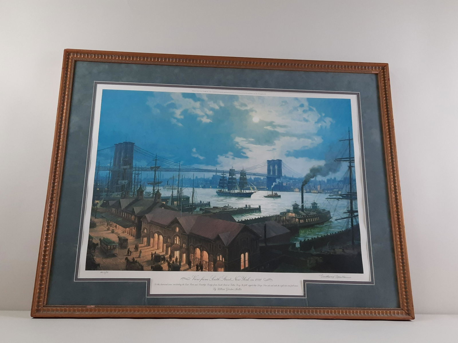 William Gordon Muller "View of S.Street NY" Print (1 of 6)