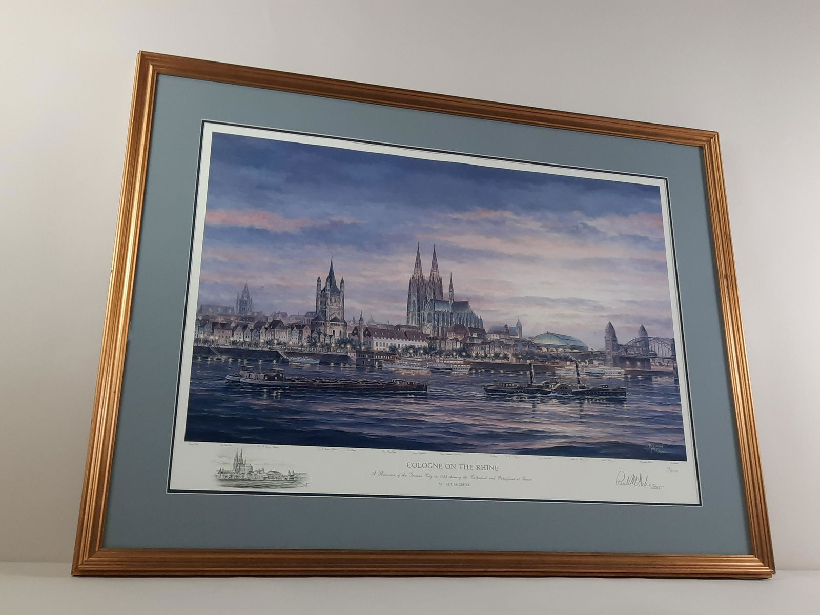 Paul McGehee "Cologne On The Rhine" Print (1 of 4)