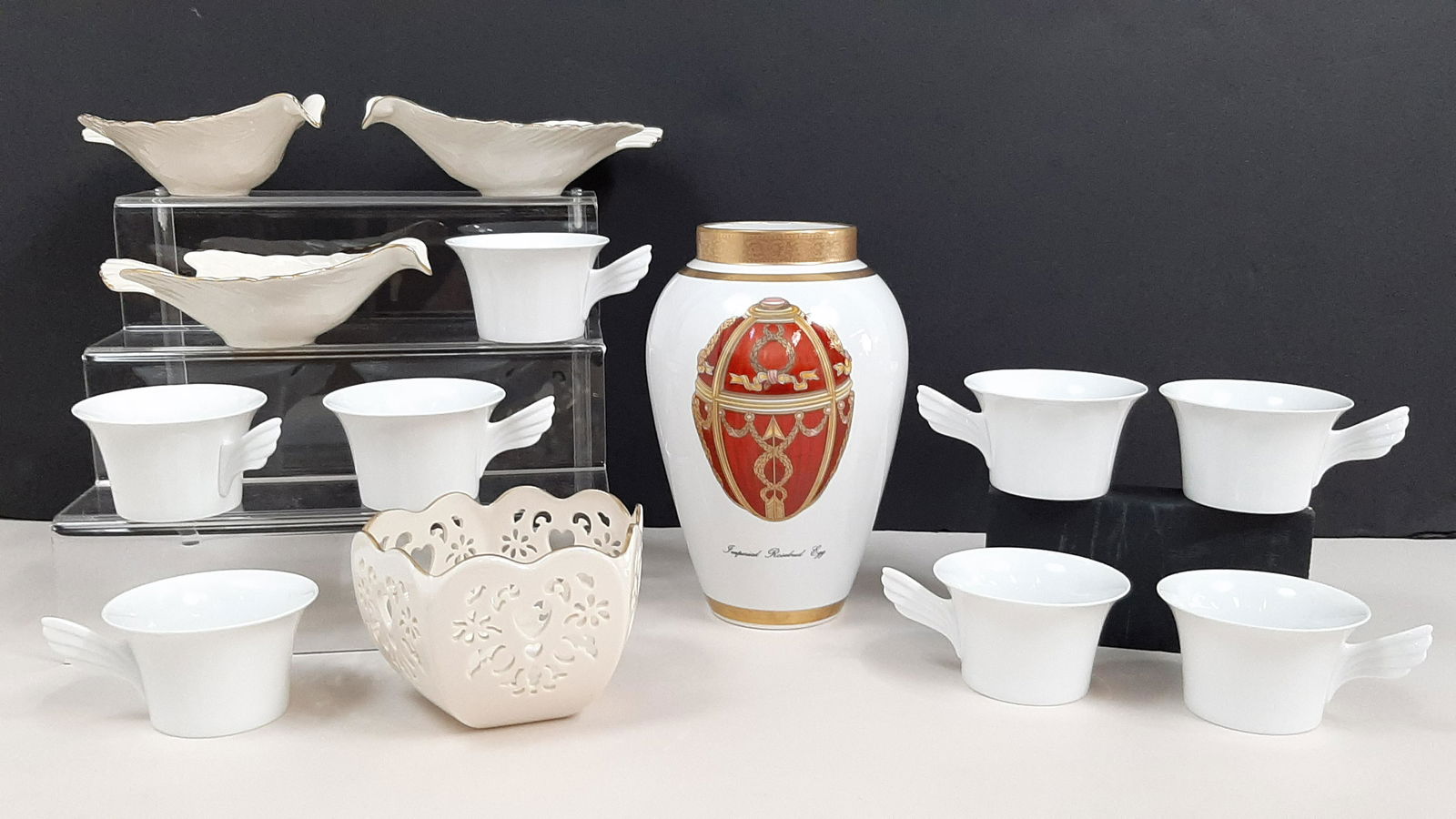 13 Pcs incl. Faberge Egg Vase (1 of 5)