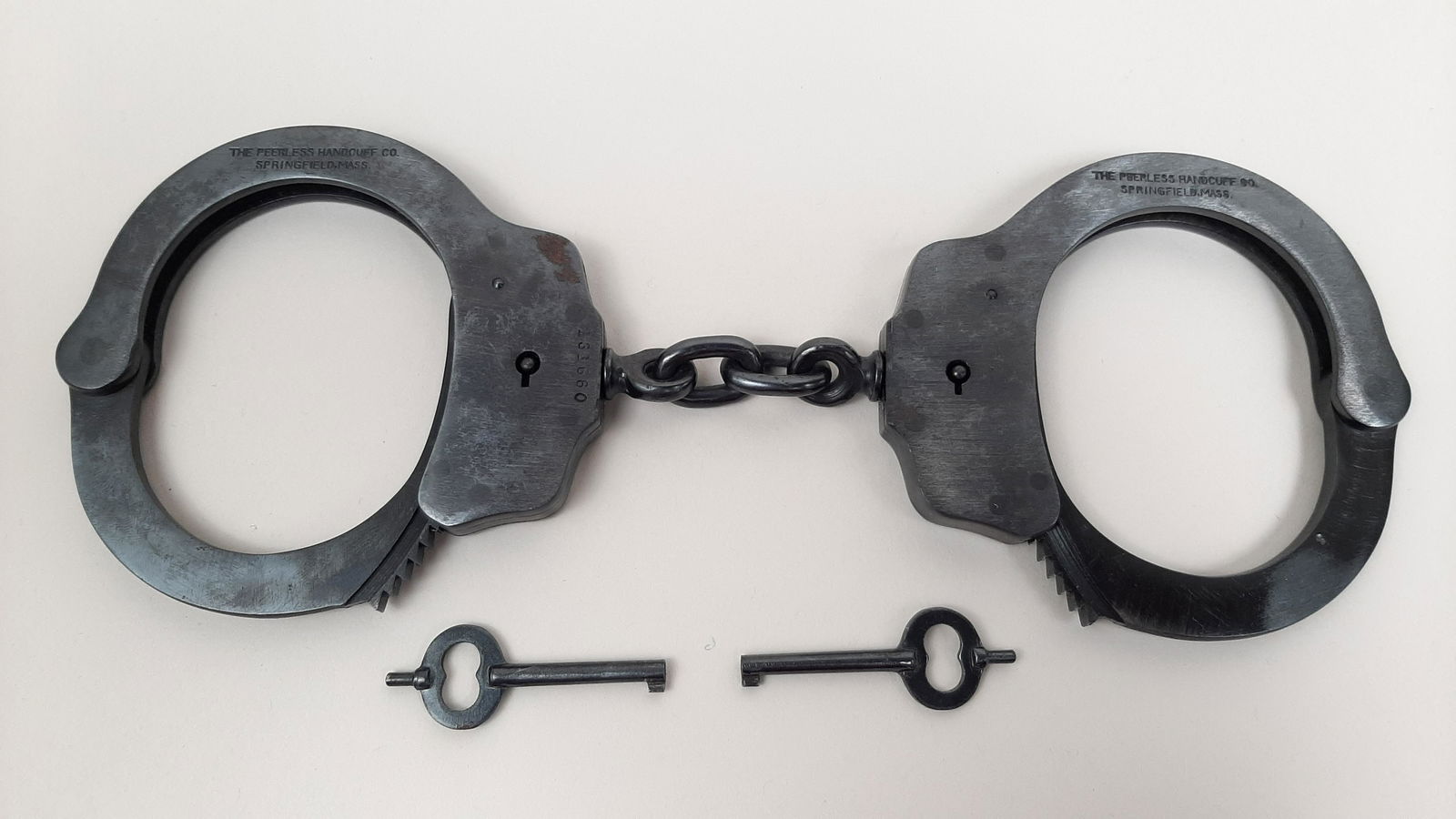 Pair Peerless Handcuff Co. Handcuffs (1 of 3)
