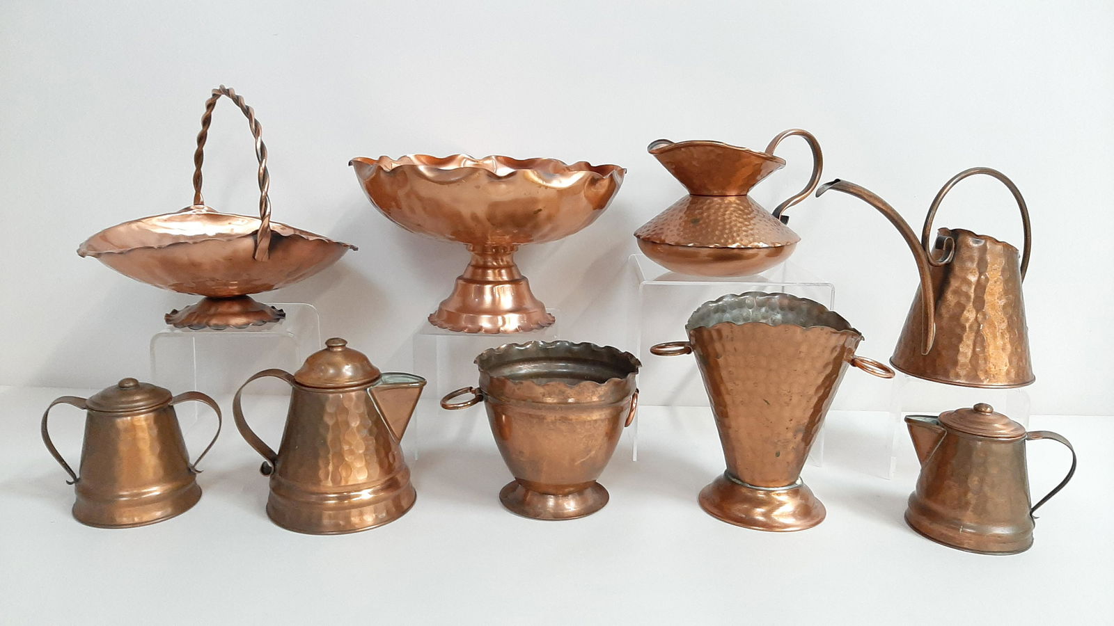 9 Pcs Gregorian Copper Ware (1 of 3)