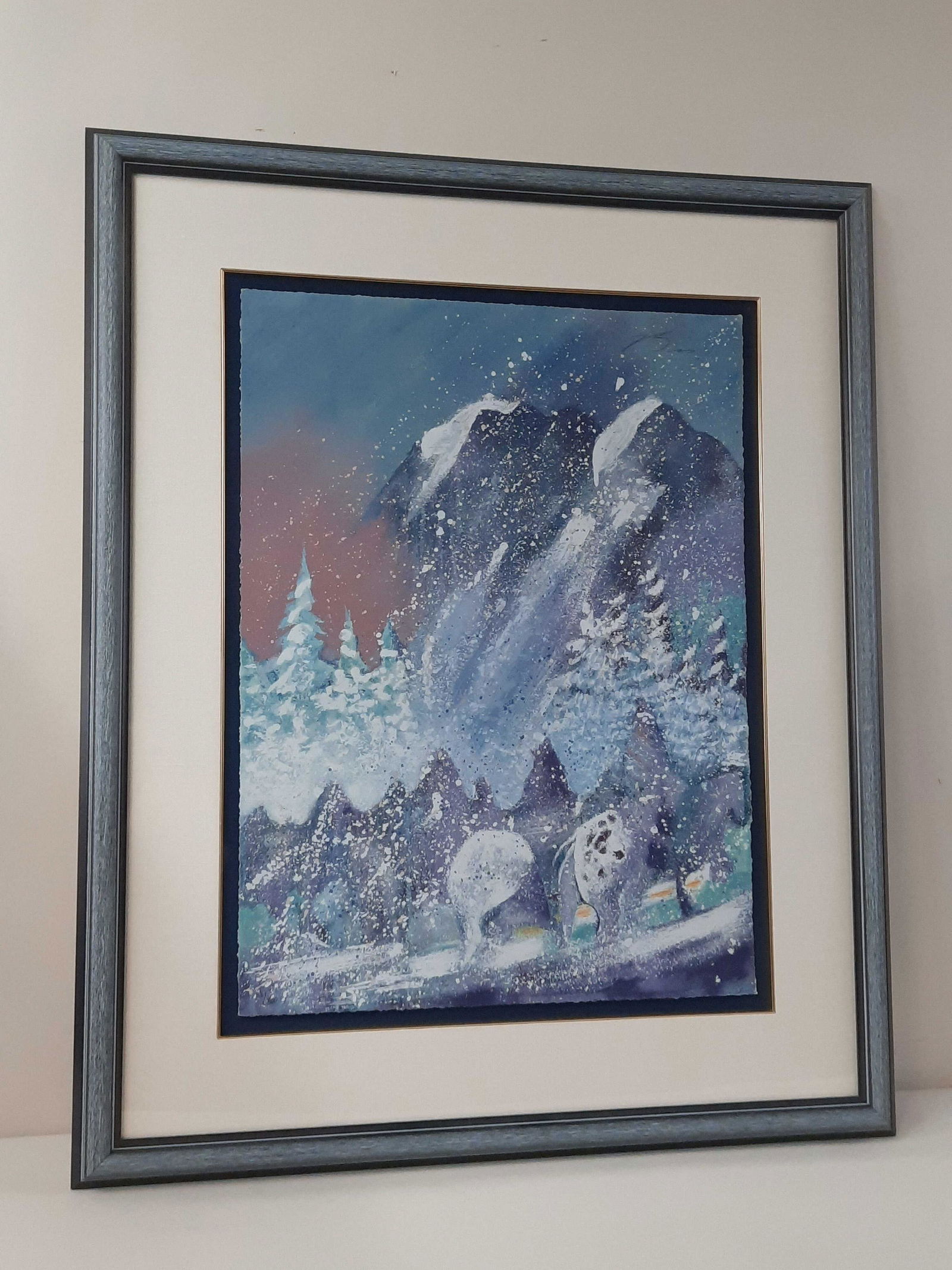 Earl Biss "Storm on Thunder Mountain" Lmt. Ed.Serigraph (1 of 4)