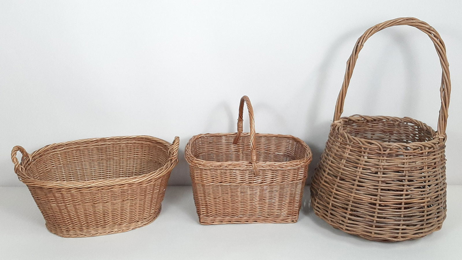 3 Wicker Baskets (1 of 2)