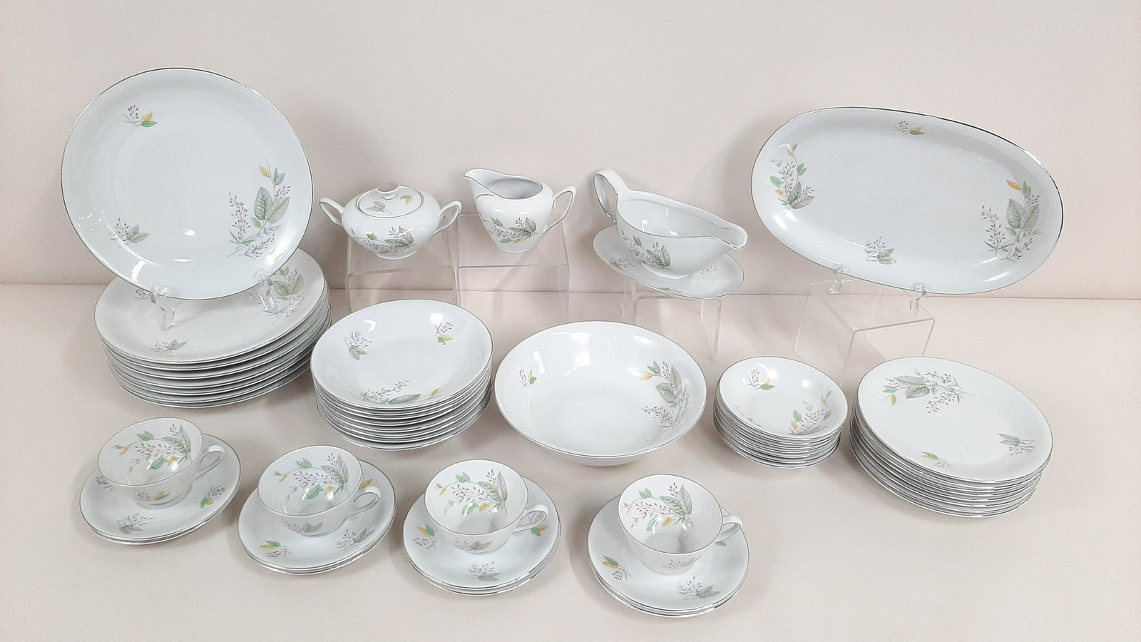 47 Pcs Winterling Bavaria Dinnerware (1 of 2)