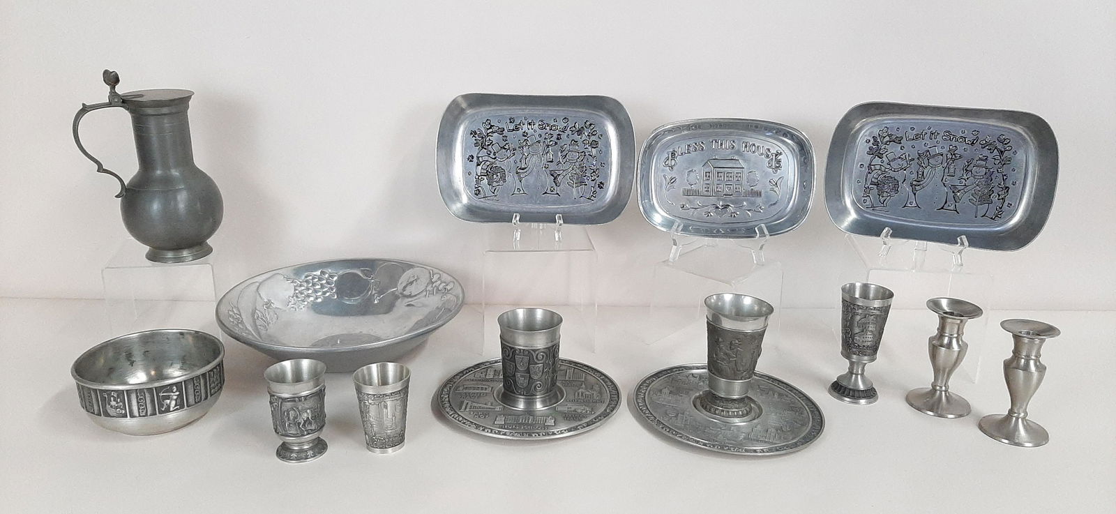 15 Pcs Pewter incl. Wilton (1 of 13)