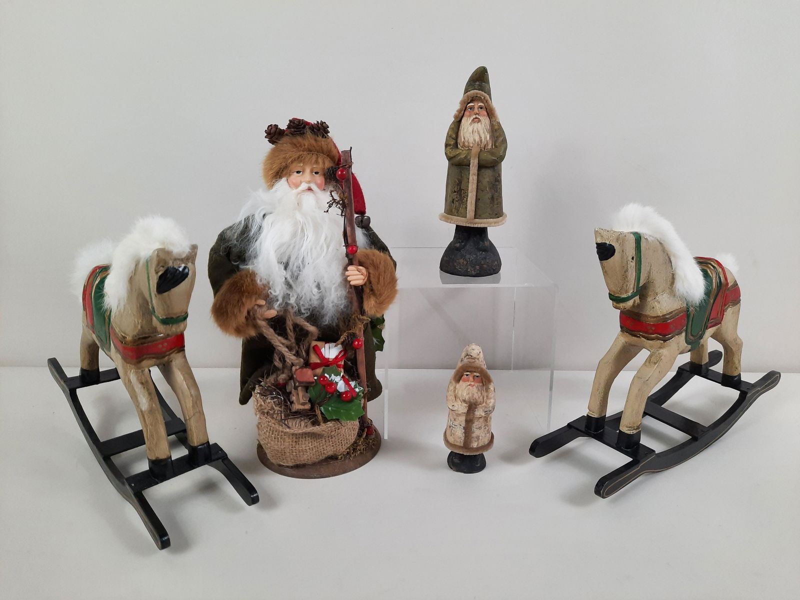 5 Pcs Vintage Christmas incl Ragon House (1 of 5)