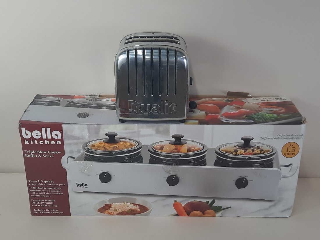 Bella Triple Slow Cooker and Dualit Double Toaster (1 of 6)