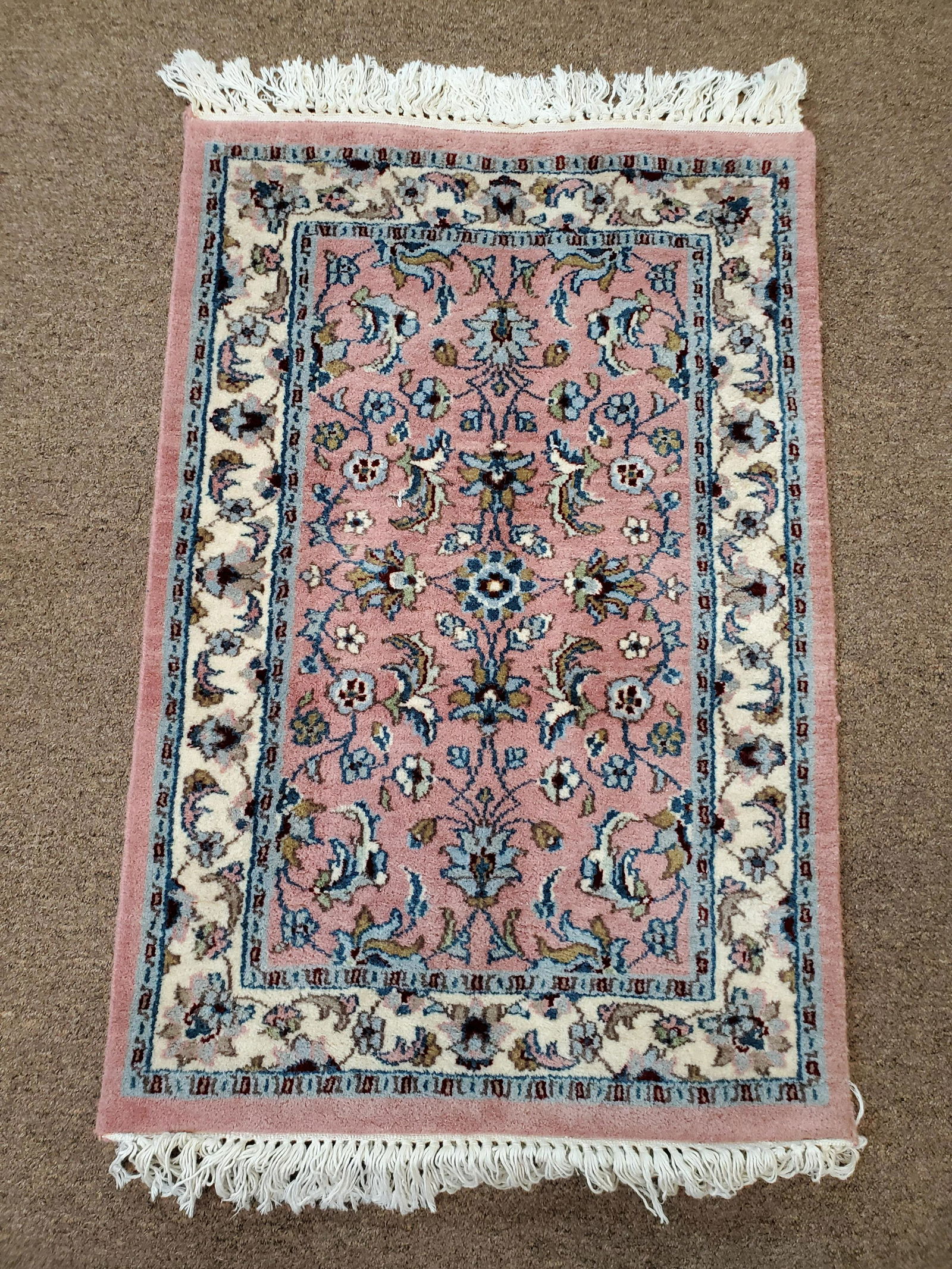 Indo Tabriz Scatter Rug (1 of 4)