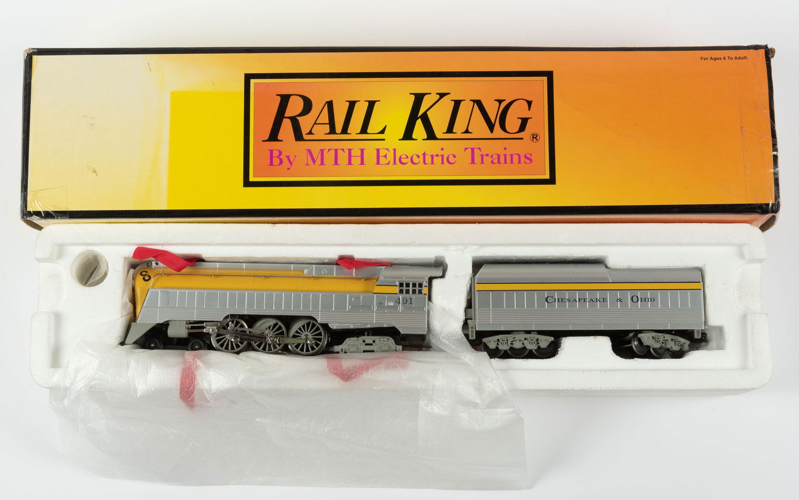 Rail King 30-1161-1 C&O 4-6-4 Hudson Steam Engine (1 of 2)