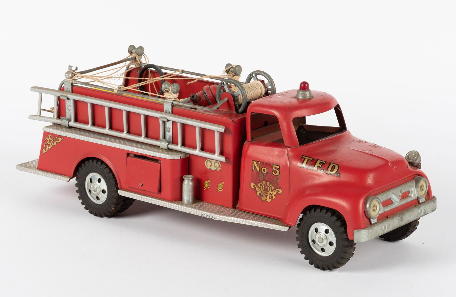 Vintage Pressed Steel Tonka TFD No. 5 Fire Truck (1 of 5)
