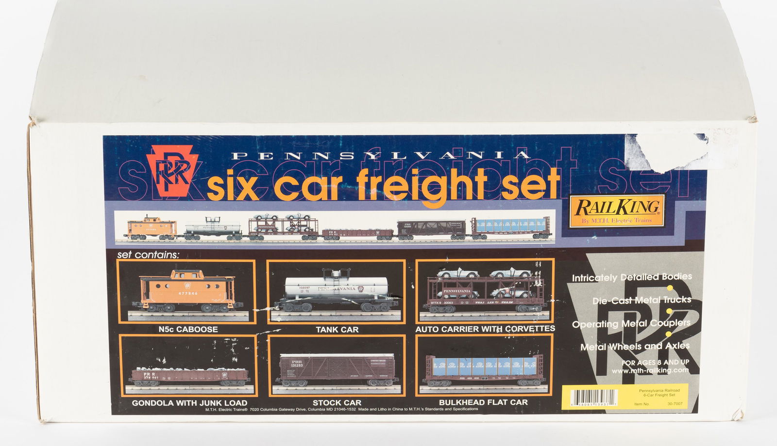 Rail King PRR 6-Car Freight Set (1 of 2)