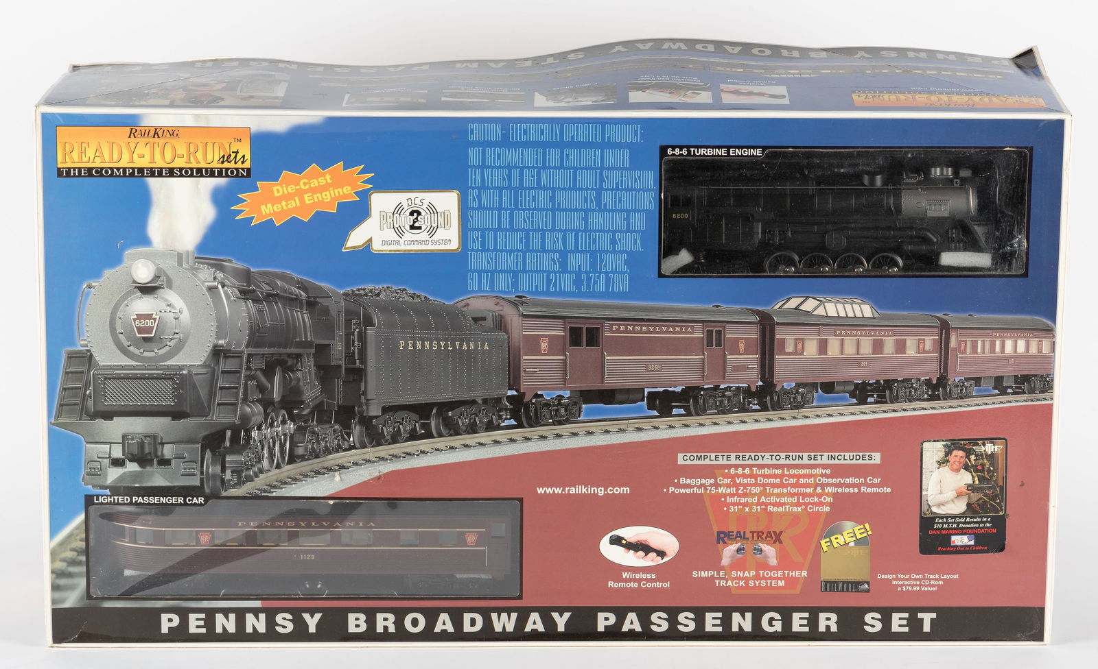 Rail King Pennsy Broadway Passenger Set (1 of 3)