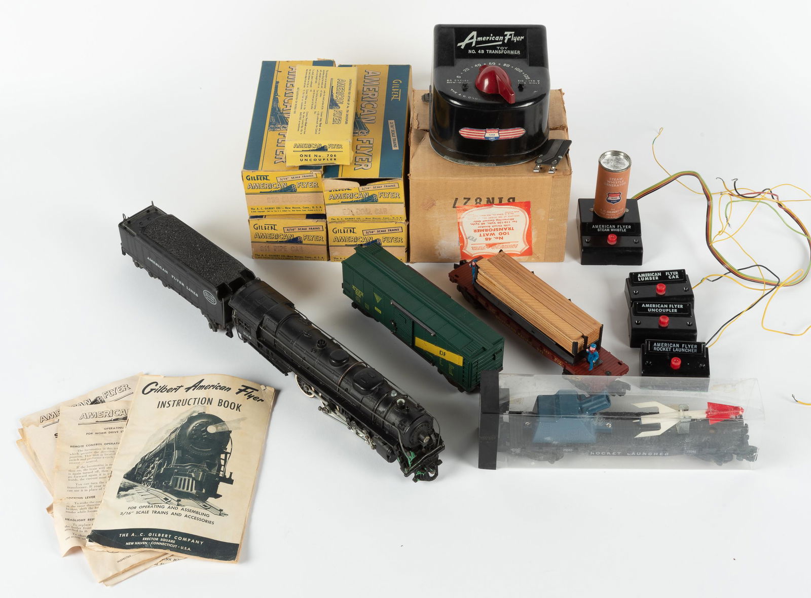 10 Pcs American Flyer Incl. Challenger Set (1 of 16)