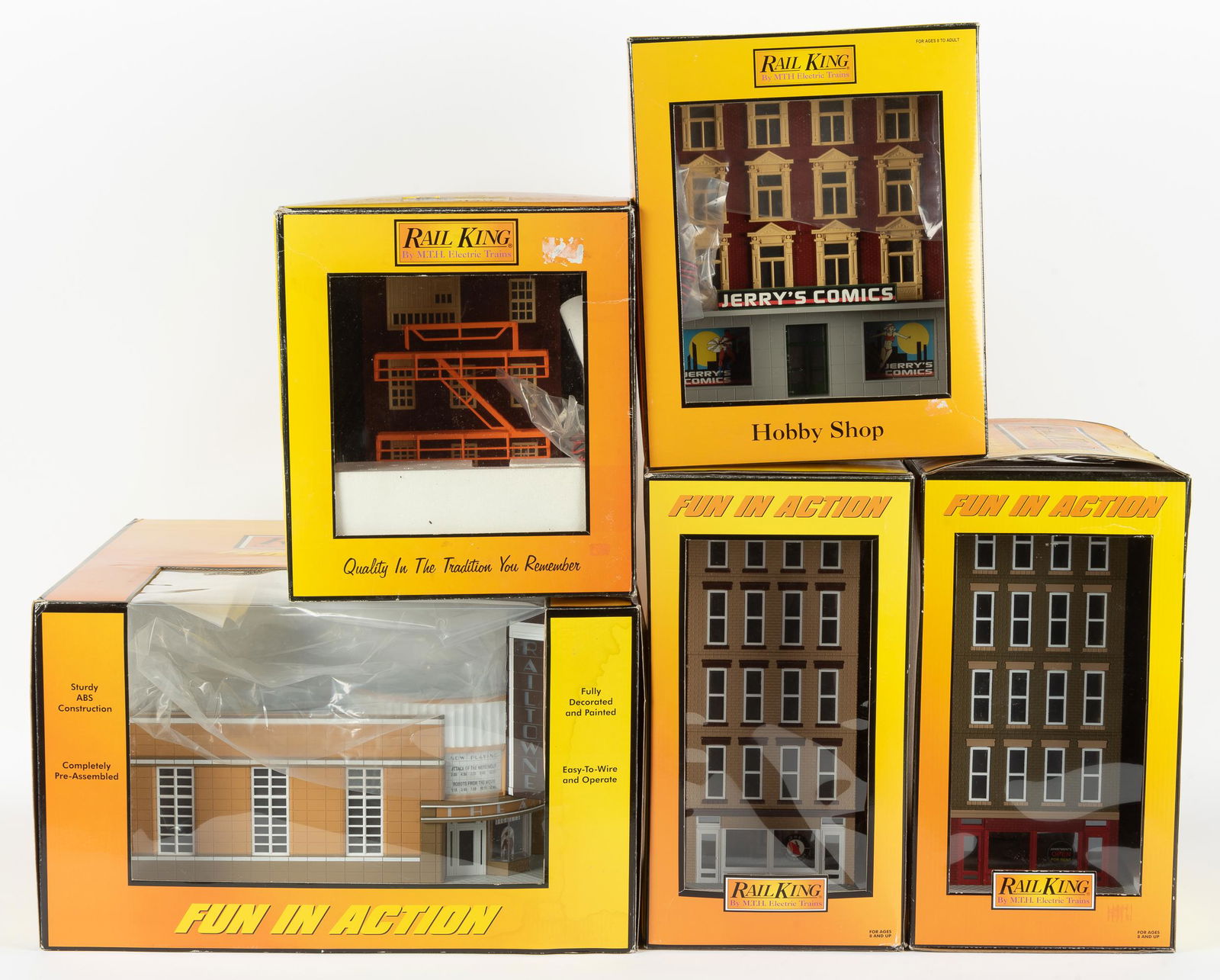 5 Rail King Buildings incl MTH Train Store (1 of 11)