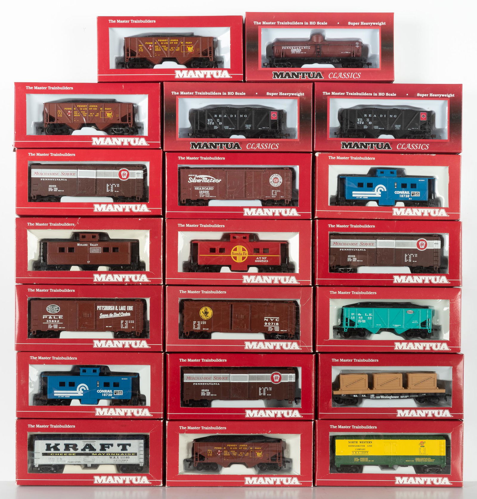 20 Mantua Train Cars (1 of 2)