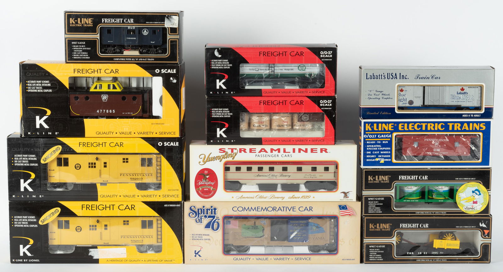 12 pcs Rolling Stock Incl. K-Line (1 of 4)