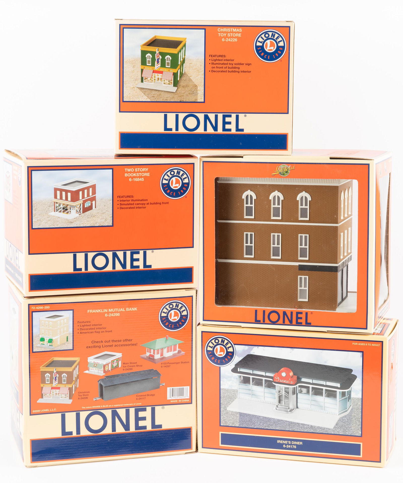 5 Lionel Buildings incl Toy Store (1 of 8)