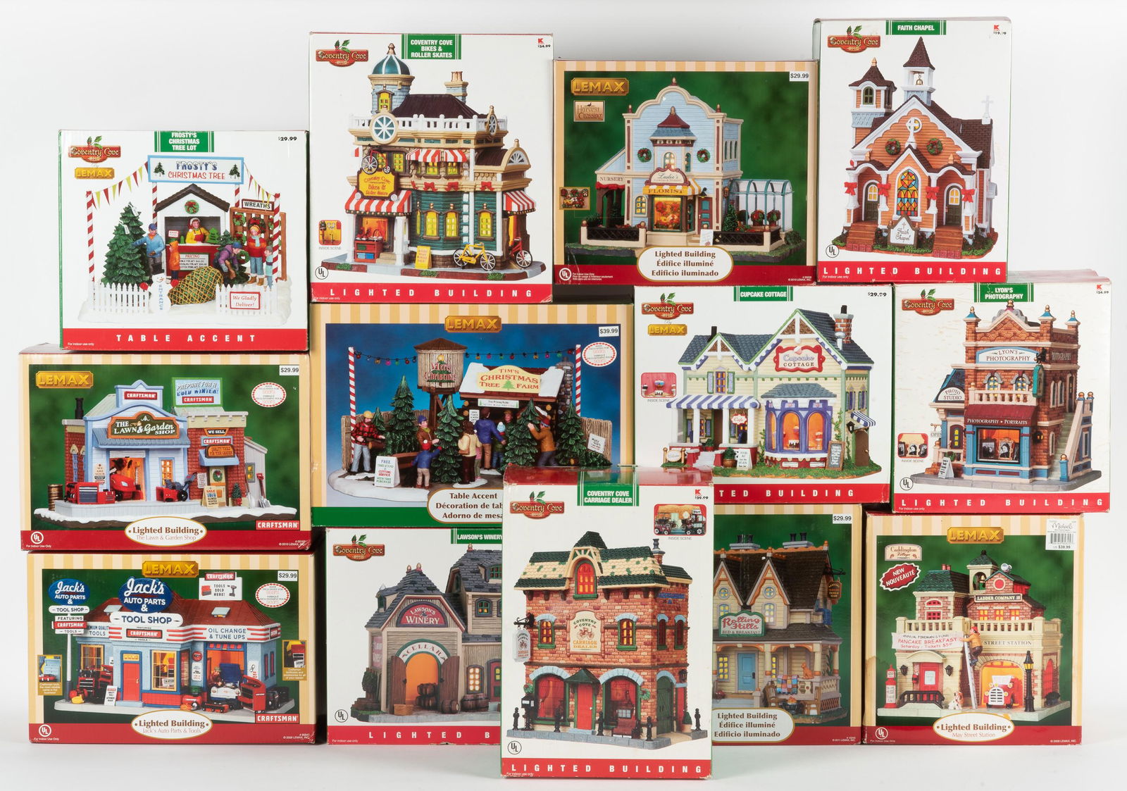 13 Lemax Christmas Buildings (1 of 14)