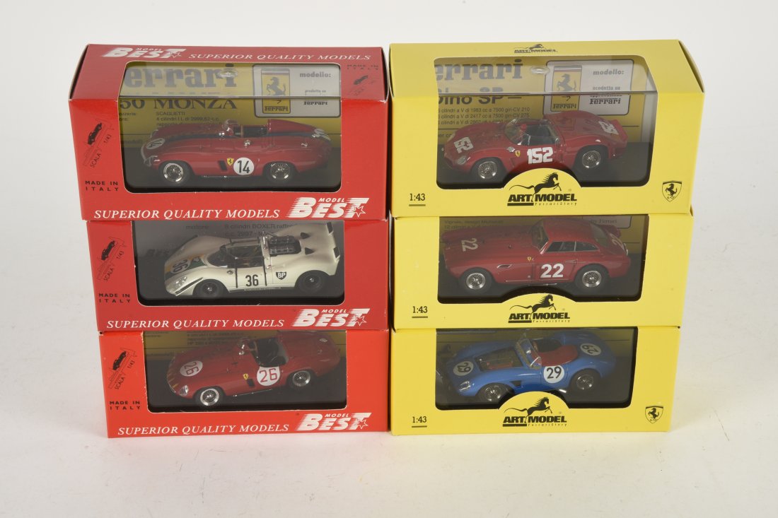 6 1:64 Die-Cast Cars incl Art Model (1 of 2)