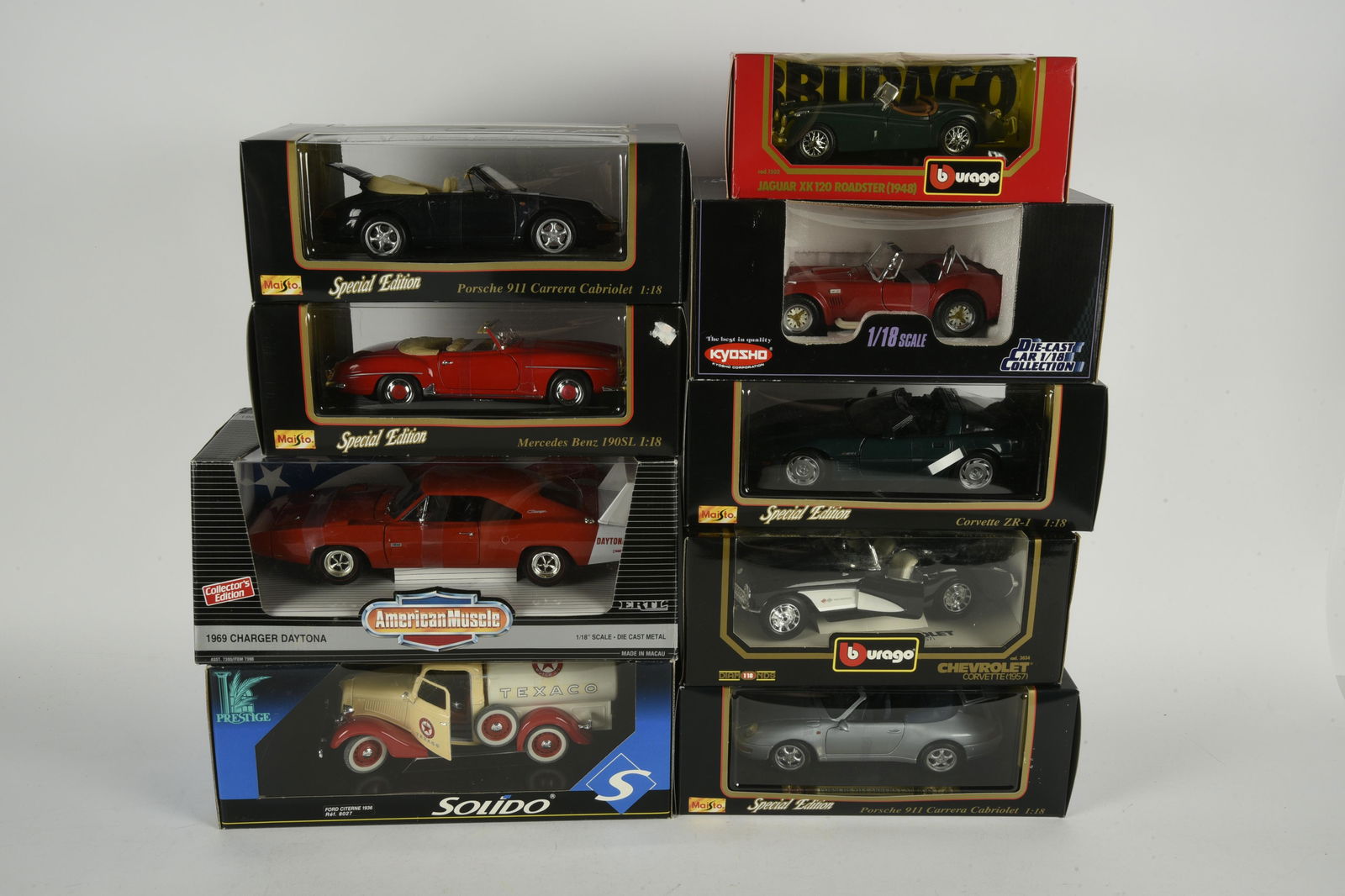 9 Die-Cast Trucks & Cars (1 of 2)