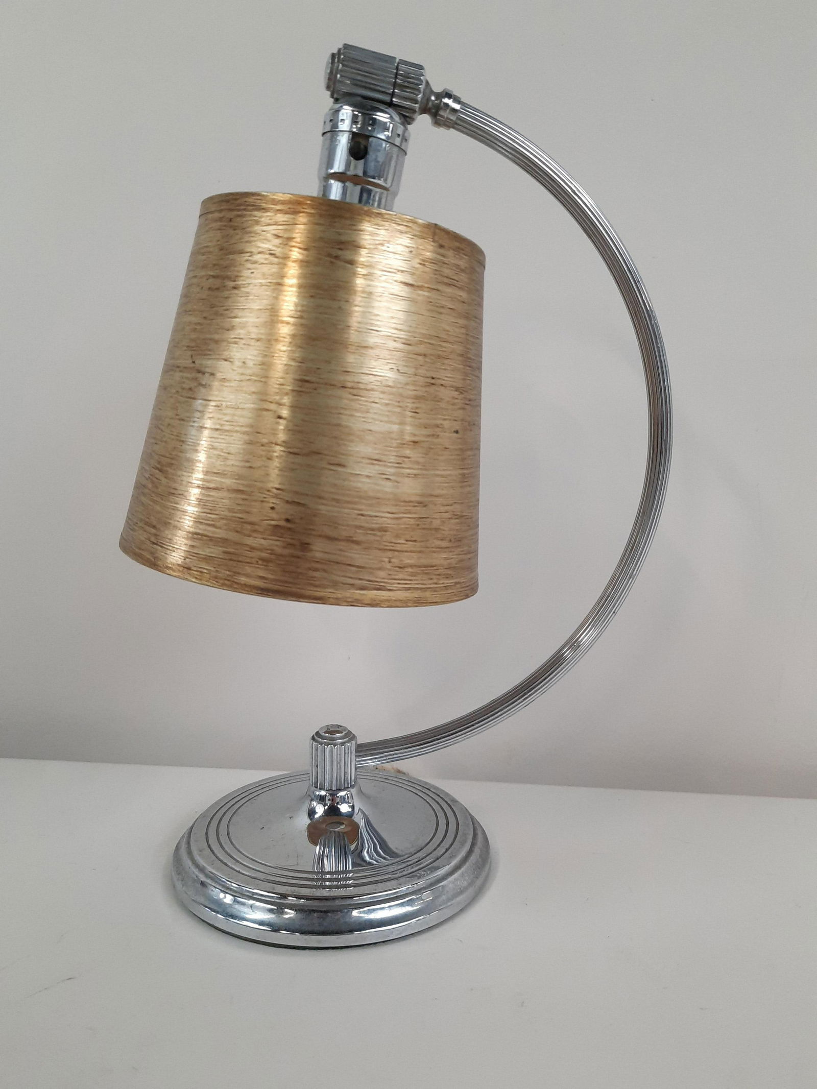 Chase Art Deco Chrome Table Lamp (1 of 3)