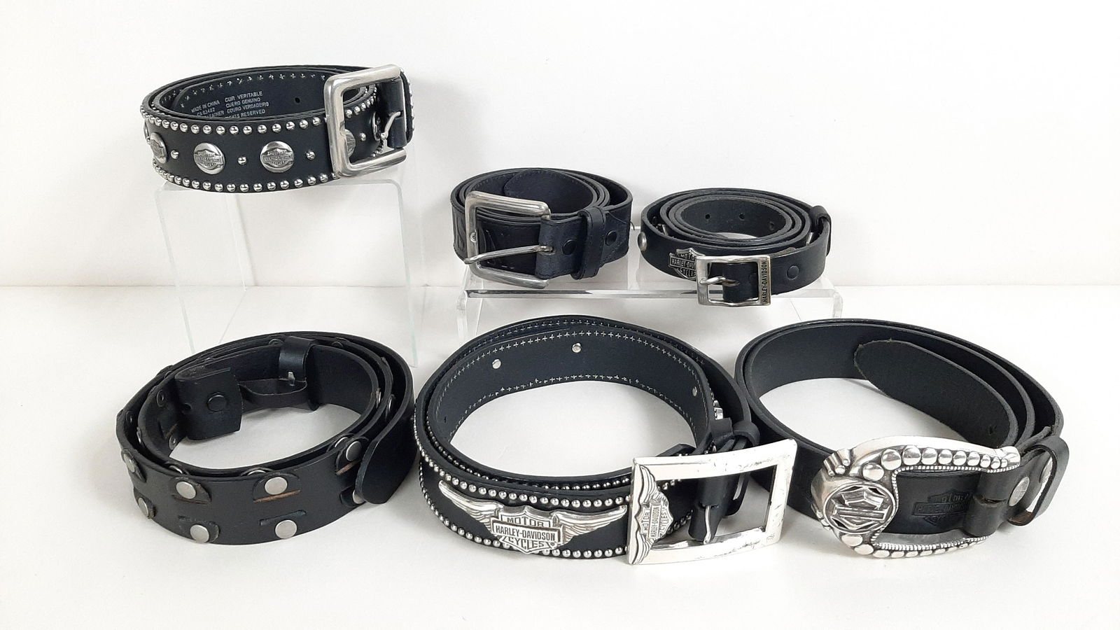6 Harley-Davidson Leather Belts (1 of 4)