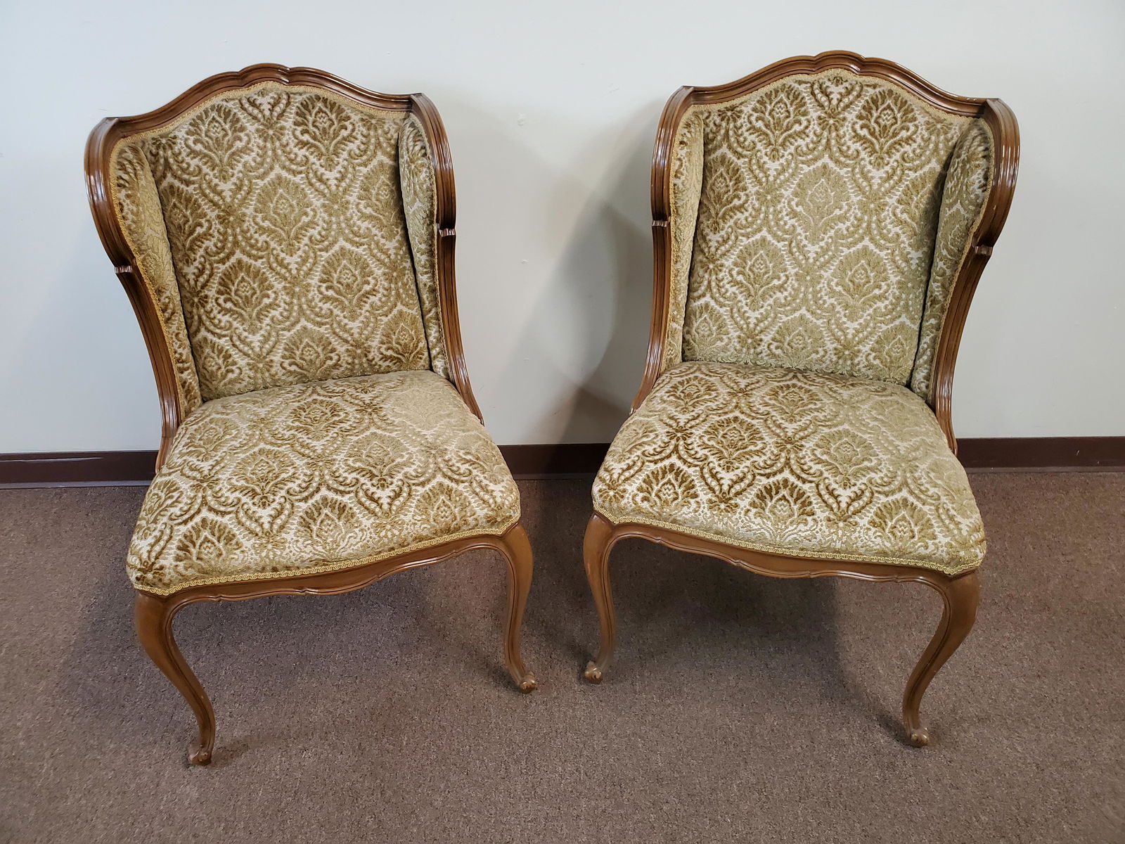 Pair Wingback Side Chairs (1 of 3)