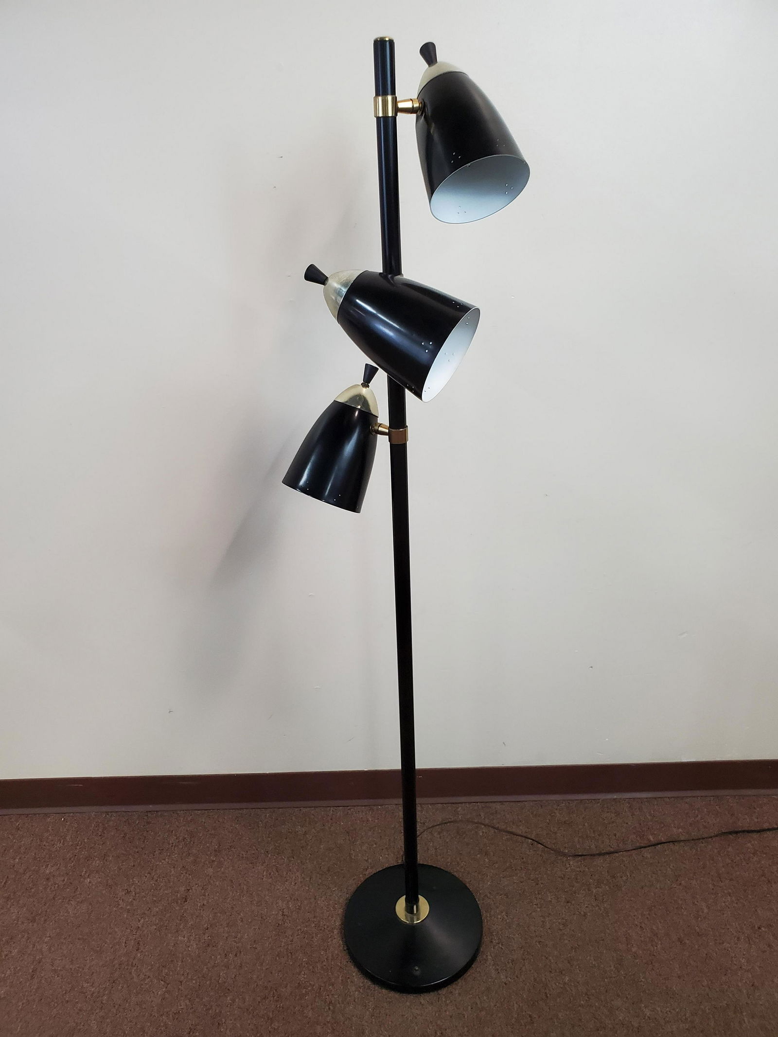 Mid Century 3 Head Floor Lamp (1 of 4)