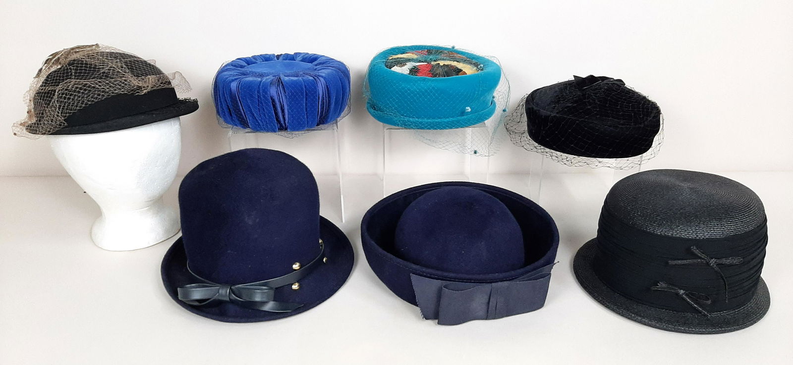 7 Vintage Ladies' Hats (1 of 7)