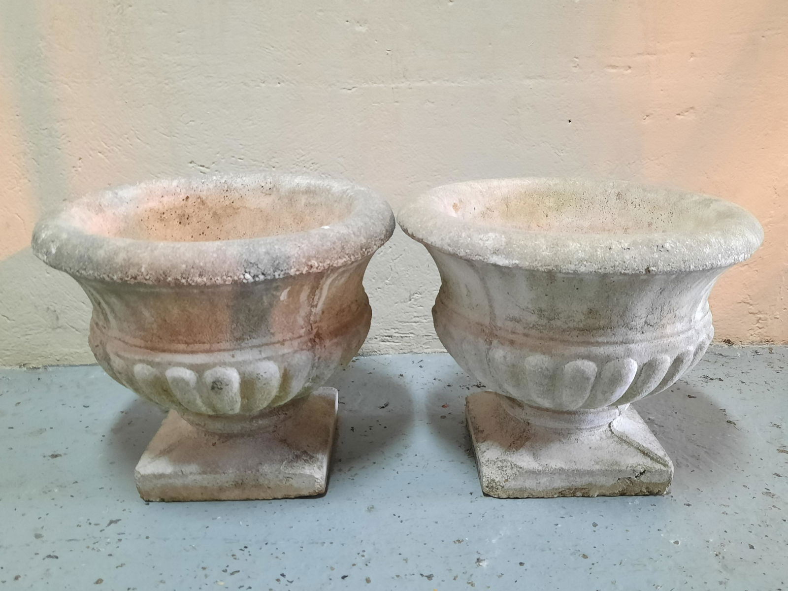 2 Concrete Planters (1 of 3)