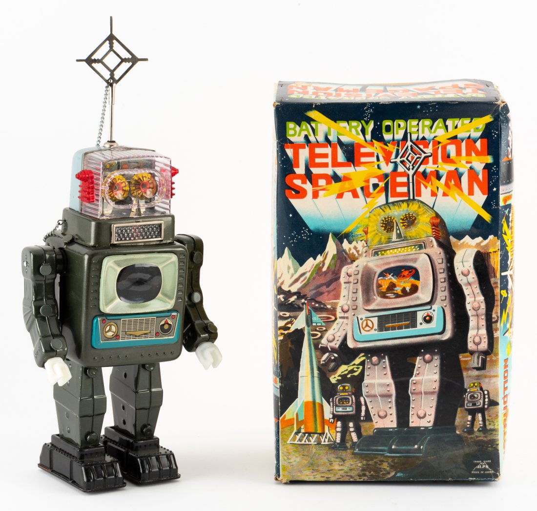 Battery Operated Television Spaceman Robot in OB (1 of 6)