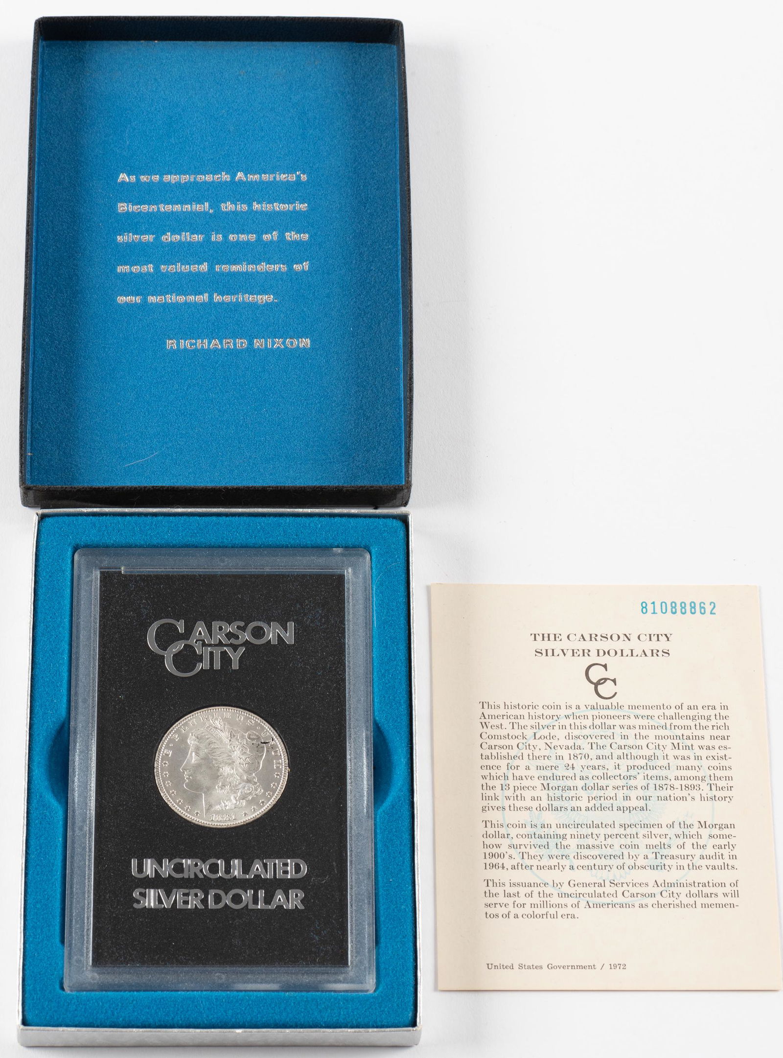 1881 Uncirculated Carson City Morgan Silver Dollar (1 of 2)