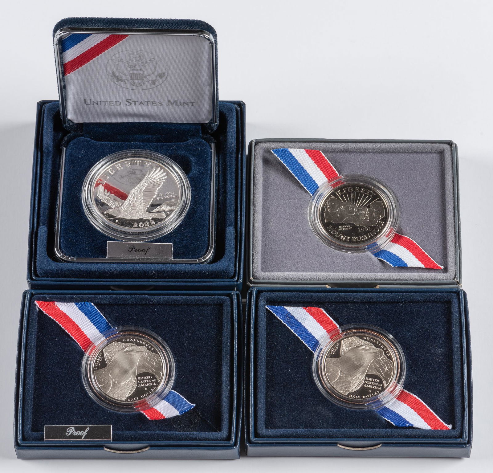 4 U.S. Items Incl $1 2008 Proof Bald Eagle Silver (1 of 3)